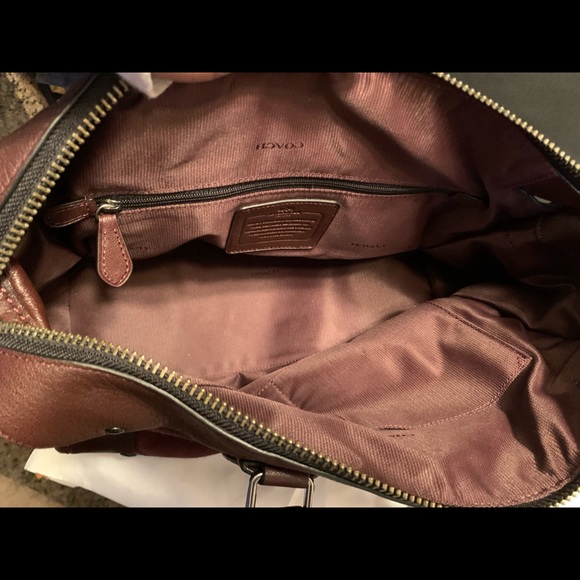 Coach Suede Rhyder Satchel - Picture 3 of 3